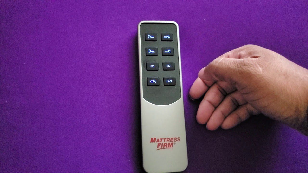 mattress firm remote instructions