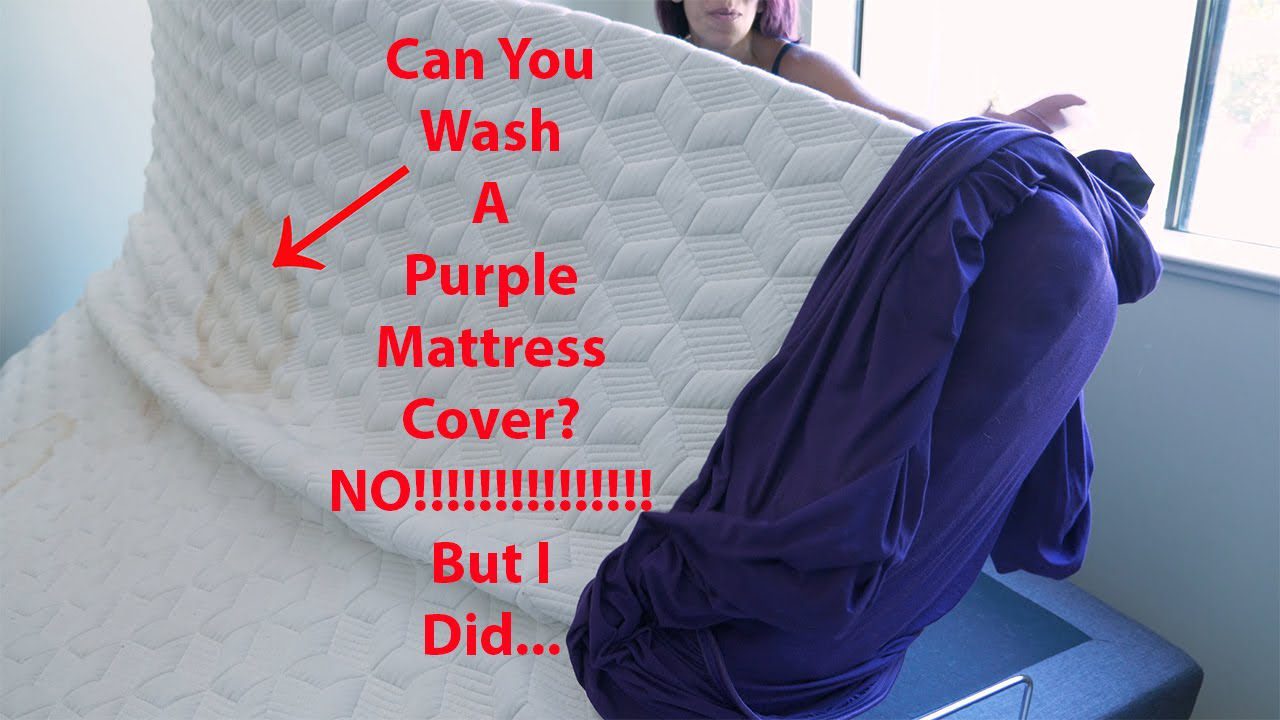 purple mattress cover care instructions