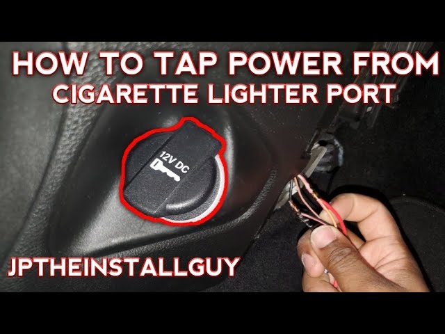How to Tap Power from Cigarette Lighter