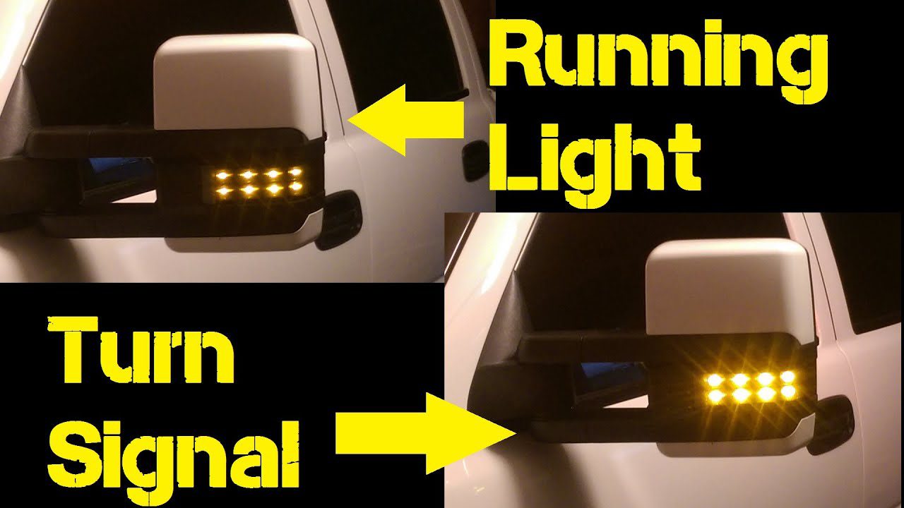 How to Wire Running Lights on Tow Mirrors