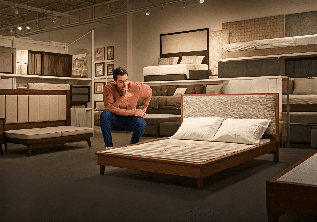 Choosing a headboard hugger bed frame.