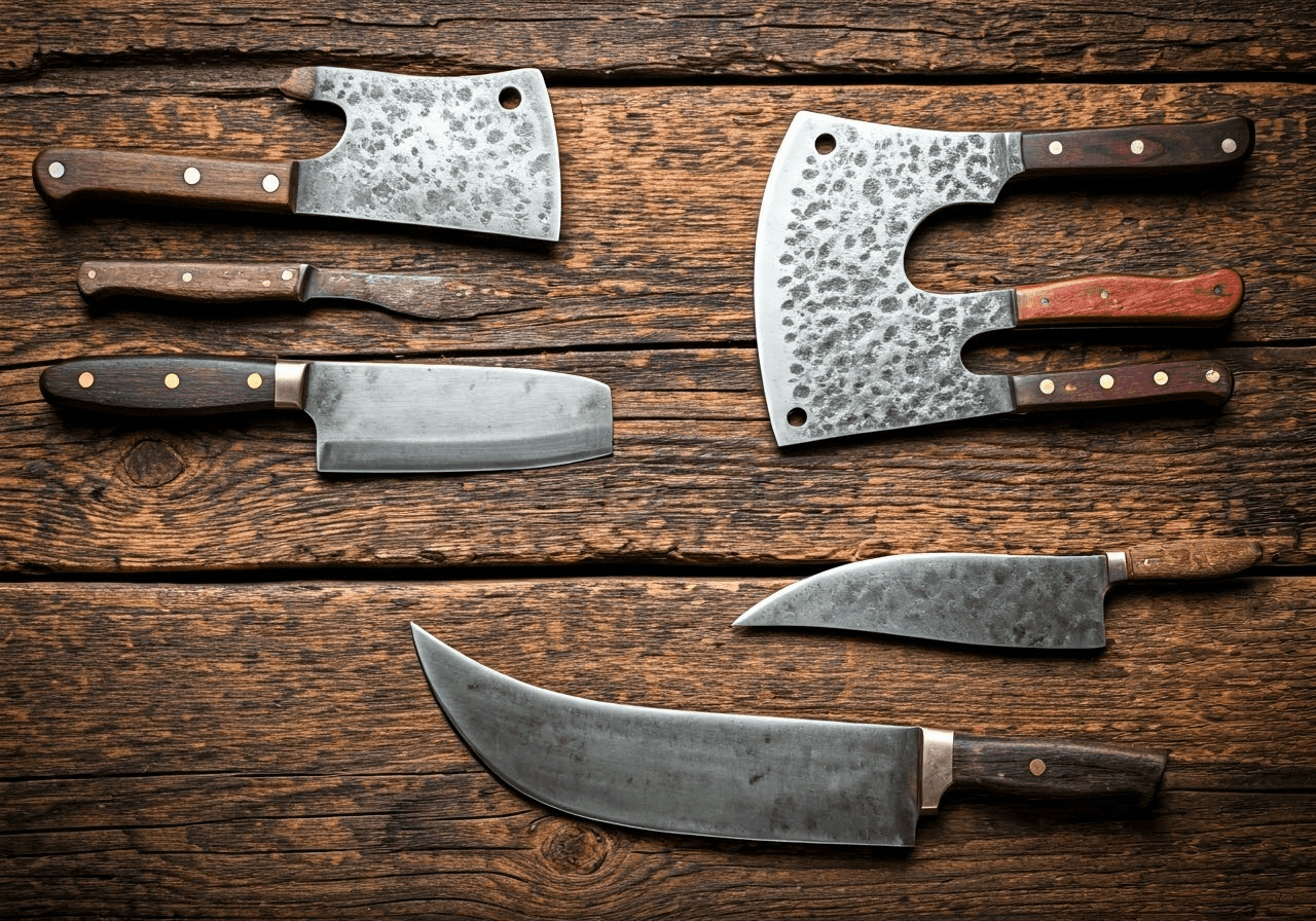 Evolution of butcher knives.